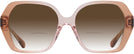 Square Saddle/dusty Rose Gradient Coach 8404U w/ Gradient Bifocal Reading Sunglasses View #2