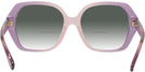Square Amethyst/pink Gradient Coach 8404U w/ Gradient Bifocal Reading Sunglasses View #4