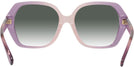 Square Amethyst/pink Gradient Coach 8404U w/ Gradient Progressive Reading Sunglasses View #4