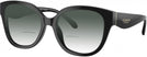 Square,Oversized Black Coach 8438U w/ Gradient Bifocal Reading Sunglasses View #1