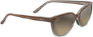 Cat Eye Sandstone W/ Blue/HCL Lens Maui Jim Honi 758 View #1