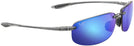 Rectangle Smoke / Blue Hawaii Lens Maui Jim Ho&#39;okipa 407 Bifocal Reading Sunglasses View #1