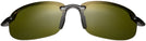 Rectangle Smoke / HT Lens Maui Jim HT Ho&#39;okipa Bifocal Reading Sunglasses View #2