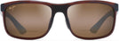 Rectangle Trans Rootbeer/hcl Bronze Maui Jim Huelo 449 Bifocal Reading View #2