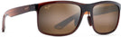 Rectangle Trans Rootbeer/hcl Bronze Maui Jim Huelo 449 Bifocal Reading View #1