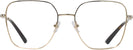 Oversized,Square Pale Gold Jimmy Choo 2001B Progressive No-Lines View #2