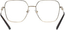 Oversized,Square Pale Gold Jimmy Choo 2001B Progressive No-Lines View #4