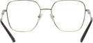 Oversized,Square Pale Gold Jimmy Choo 2001B Computer Style Progressive View #4