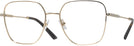Oversized,Square Pale Gold Jimmy Choo 2001B Progressive No-Lines View #1