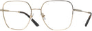 Oversized,Square Pale Gold Jimmy Choo 2001B Progressive No-Lines View #1