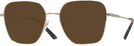 Oversized,Square Pale Gold Jimmy Choo 2001B Progressive Reading Sunglasses View #1