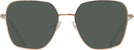 Oversized,Square Rose Gold Jimmy Choo 2001B Progressive Reading Sunglasses View #2