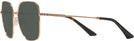 Oversized,Square Rose Gold Jimmy Choo 2001B Progressive Reading Sunglasses View #3