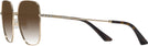 Oversized,Square Pale Gold Jimmy Choo 2001B w/ Gradient Progressive Reading Sunglasses View #3