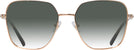 Oversized,Square Rose Gold Jimmy Choo 2001B w/ Gradient Progressive Reading Sunglasses View #2