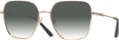 Oversized,Square Rose Gold Jimmy Choo 2001B w/ Gradient Progressive Reading Sunglasses View #1