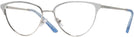 Cat Eye Silver Jimmy Choo 2002 Progressive No-Lines View #1
