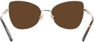 Butterfly Pale Gold/biscuit Jimmy Choo 2006 Progressive Reading Sunglasses View #4