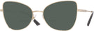 Butterfly Pale Gold Jimmy Choo 2006 Bifocal Reading Sunglasses View #1