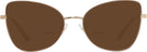 Butterfly Pale Gold/biscuit Jimmy Choo 2006 Bifocal Reading Sunglasses View #2