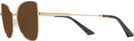 Butterfly Pale Gold/biscuit Jimmy Choo 2006 Bifocal Reading Sunglasses View #3