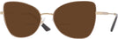 Butterfly Pale Gold/biscuit Jimmy Choo 2006 Bifocal Reading Sunglasses View #1