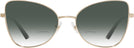 Butterfly Pale Gold Jimmy Choo 2006 w/ Gradient Bifocal Reading Sunglasses View #2