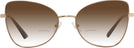 Butterfly Pale Gold/biscuit Jimmy Choo 2006 w/ Gradient Bifocal Reading Sunglasses View #2