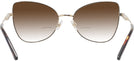 Butterfly Pale Gold/biscuit Jimmy Choo 2006 w/ Gradient Bifocal Reading Sunglasses View #4
