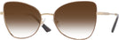 Butterfly Pale Gold/biscuit Jimmy Choo 2006 w/ Gradient Progressive Reading Sunglasses View #1