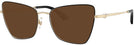 Butterfly Pale Gold/black Jimmy Choo 2010HB Progressive Reading Sunglasses View #1