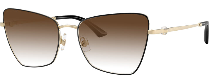 Butterfly Pale Gold/black Jimmy Choo 2010HB w/ Gradient Progressive Reading Sunglasses View #1