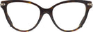 Cat Eye Havana Jimmy Choo 3001B Progressive No-Lines View #2