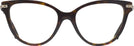 Cat Eye Havana Jimmy Choo 3001B Single Vision Full Frame View #2