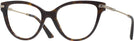 Cat Eye Havana Jimmy Choo 3001B Single Vision Full Frame View #1