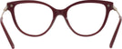 Cat Eye Red Jimmy Choo 3001B Single Vision Full Frame View #4