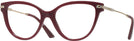 Cat Eye Red Jimmy Choo 3001B Progressive No-Lines View #1