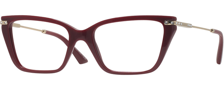 Cat Eye Red Jimmy Choo 3002B Single Vision Full Frame View #1