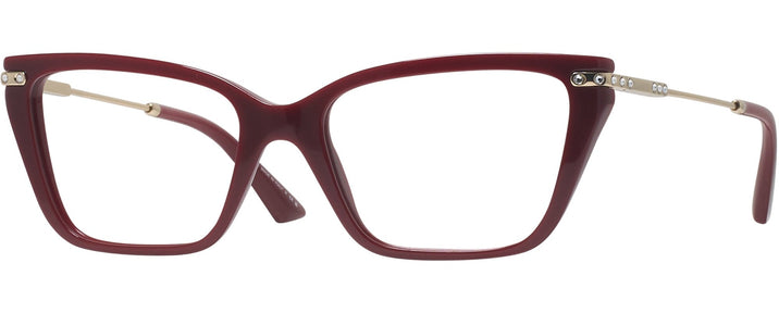 Cat Eye Red Jimmy Choo 3002B Progressive No-Lines View #1