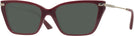Cat Eye Red Jimmy Choo 3002B Progressive Reading Sunglasses View #1
