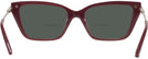 Cat Eye Red Jimmy Choo 3002B Bifocal Reading Sunglasses View #4