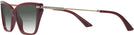 Cat Eye Red Jimmy Choo 3002B w/ Gradient Bifocal Reading Sunglasses View #3