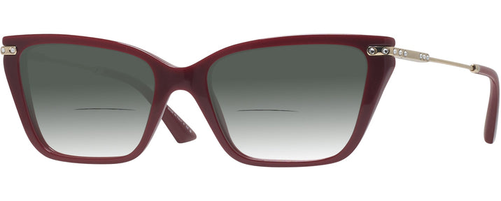Cat Eye Red Jimmy Choo 3002B w/ Gradient Bifocal Reading Sunglasses View #1