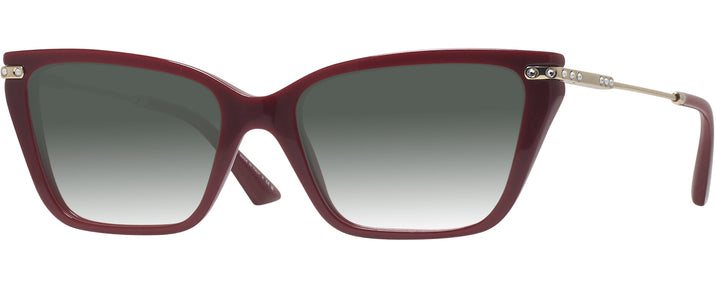 Cat Eye Red Jimmy Choo 3002B w/ Gradient Progressive Reading Sunglasses View #1