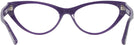 Cat Eye Violet Jimmy Choo 3005 Single Vision Full Frame View #4