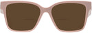 Square Pink Jimmy Choo 3006U Bifocal Reading Sunglasses View #2