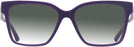 Square Violet Jimmy Choo 3006U w/ Gradient Progressive No-Line Reading Sunglasses View #2
