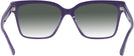 Square Violet Jimmy Choo 3006U w/ Gradient Progressive No-Line Reading Sunglasses View #4