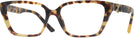 Rectangle Yellow Havana Jimmy Choo 3008 Single Vision Full Frame View #1