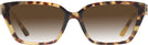 Rectangle Yellow Havana Jimmy Choo 3008 w/ Gradient Progressive Reading Sunglasses View #2